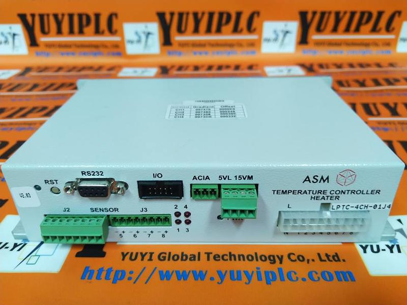 ASM 01-86832 REV B LPTC-4CH-01J4 TEMPERATURE CONTROLLER - PLC DCS